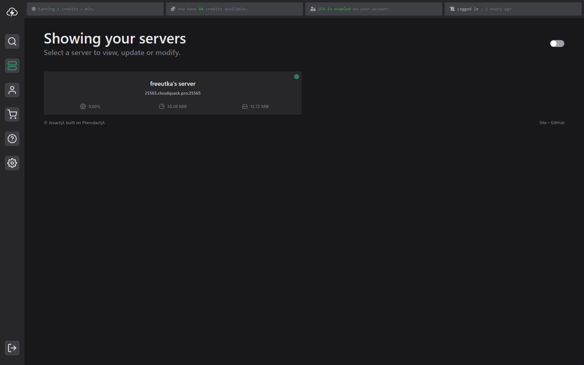 Panel Dashboard